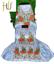 Bazin Organza – Tissu Raffiné à 60 000 FCFA le complet